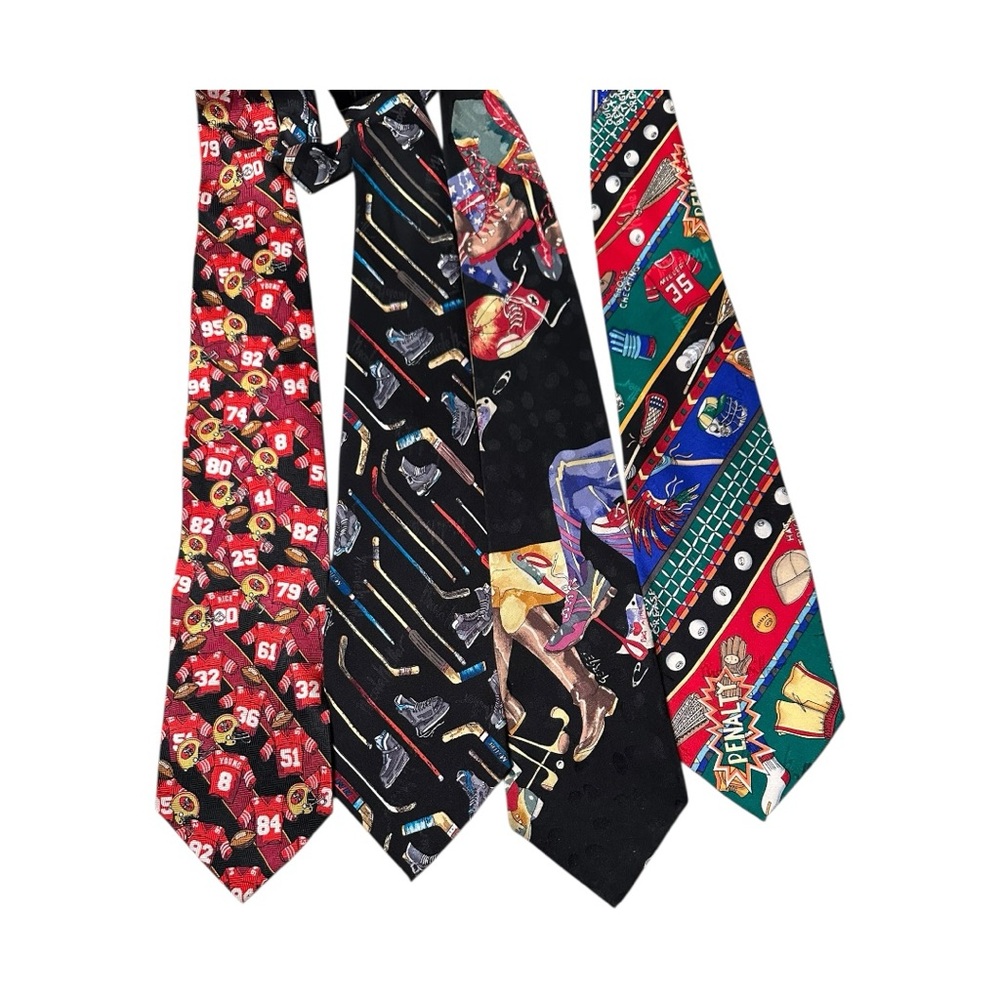 San Francisco 49ers 100% SILK DesignerTies. Includes ALL TIES.Perfect Condition!
